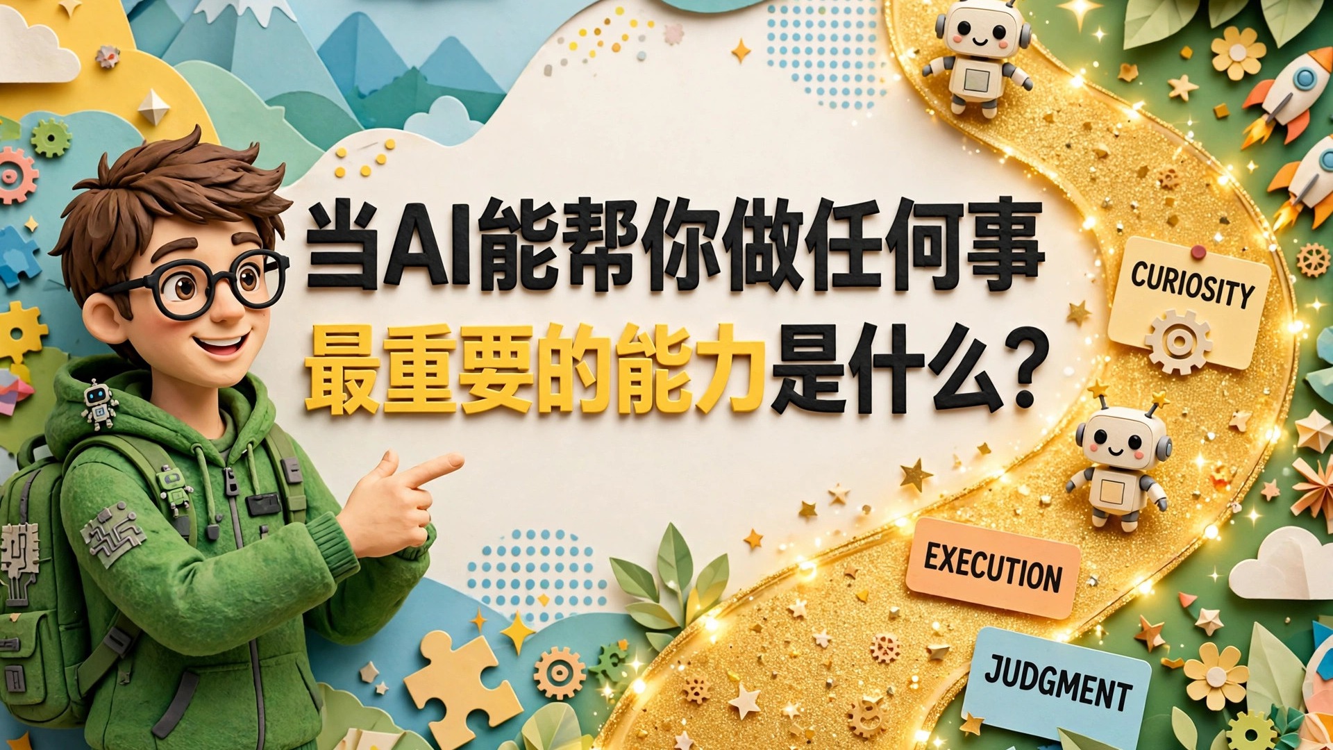当 AI 能帮你做任何事,你最重要的能力是什么?